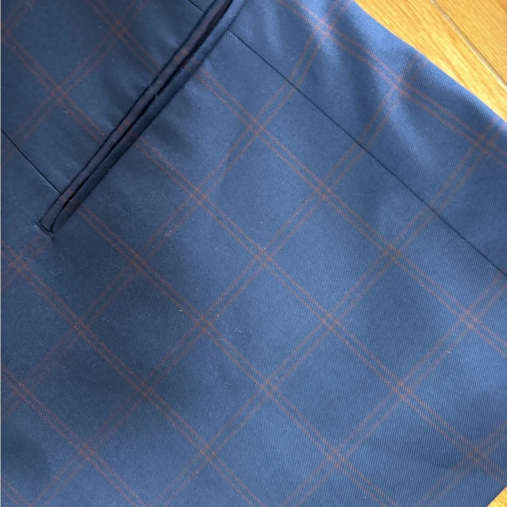 Shaquille O’Neal Men’s ‎ Blue Plaid Blazer size XLG 52L